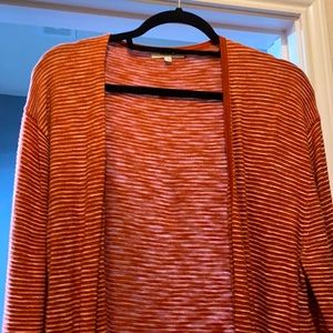 Madewell Summer Ryder Cardigan Stripe Sweater